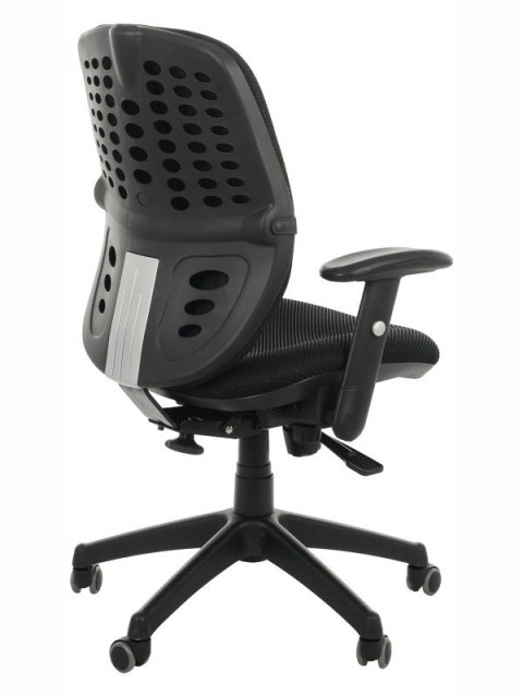 Fotel obrotowy KB-912B CZARNY - krzesło biurowe do biurka - TILT Fotel obrotowy KB-912B CZARNY - krzesło biurowe do biurka - TILT