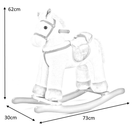 Milly Mally Koń Konik na biegunach PePe Beige Milly Mally Koń Konik na biegunach PePe Beige