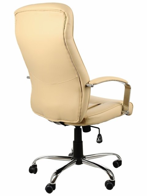 Fotel obrotowy ZH-9152 BEŻ - krzesło biurowe do biurka - TILT Fotel obrotowy ZH-9152 BEŻ - krzesło biurowe do biurka - TILT