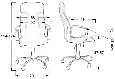 Fotel obrotowy ZH-9152 BEŻ - krzesło biurowe do biurka - TILT Fotel obrotowy ZH-9152 BEŻ - krzesło biurowe do biurka - TILT