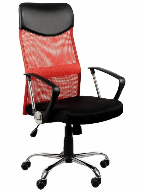 Fotel obrotowy ZH-935 CZERWONY - krzesło biurowe do biurka - TILT Fotel obrotowy ZH-935 CZERWONY - krzesło biurowe do biurka - TILT