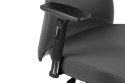 Fotel obrotowy KENTON CZARNY - krzesło biurowe do biurka - TILT