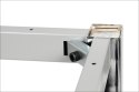 STELAŻ DO BIURKA RAMOWY NY-A057/CHK - 156x76 cm, chrom STELAŻ DO BIURKA RAMOWY NY-A057/CHK - 156x76 cm, chrom