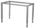 STELAŻ DO BIURKA RAMOWY NY-A057/K regulowany - 136x66 cm, alu STELAŻ DO BIURKA RAMOWY NY-A057/K regulowany - 136x66 cm, alu
