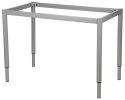STELAŻ DO BIURKA RAMOWY NY-A057/O regulowany - 136x66 cm, alu STELAŻ DO BIURKA RAMOWY NY-A057/O regulowany - 136x66 cm, alu