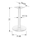 PODSTAWA STOLIKA NY-B006/72 - ∅ 46 cm, czarna - okrągła PODSTAWA STOLIKA NY-B006/72 - ∅ 46 cm, czarna - okrągła