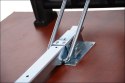 STELAŻ SKŁADANY do biurka stołu SC-921 - 48 cm, aluminium - z możliwością sztaplowania