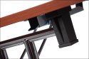 STELAŻ SKŁADANY do biurka stołu SC-922/CH chrom - 59 cm, chrom z możliwością sztaplowania