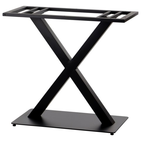 PODSTAWA STOLIKA SH-3007-2/B - 69,5x39,5 cm czarna stal malowana proszkowo z dwiema nogami PODSTAWA STOLIKA SH-3007-2/B - 69,5x39,5 cm czarna stal malowana proszkowo z dwiema nogami