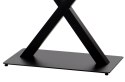 PODSTAWA STOLIKA SH-3007-2/B - 69,5x39,5 cm czarna stal malowana proszkowo z dwiema nogami PODSTAWA STOLIKA SH-3007-2/B - 69,5x39,5 cm czarna stal malowana proszkowo z dwiema nogami
