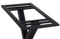 PODSTAWA STOLIKA SH-3007-2/B - 69,5x39,5 cm czarna stal malowana proszkowo z dwiema nogami PODSTAWA STOLIKA SH-3007-2/B - 69,5x39,5 cm czarna stal malowana proszkowo z dwiema nogami