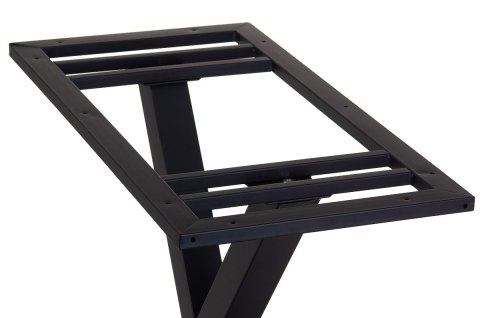 PODSTAWA STOLIKA SH-3007-2/B - 69,5x39,5 cm czarna stal malowana proszkowo z dwiema nogami PODSTAWA STOLIKA SH-3007-2/B - 69,5x39,5 cm czarna stal malowana proszkowo z dwiema nogami