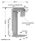 UCHWYT NA KOMPUTER ST-ZA-01 - Aluminium - obrotowy i przesuwny, regulacja szerokości i wysokości UCHWYT NA KOMPUTER ST-ZA-01 - Aluminium - obrotowy i przesuwny, regulacja szerokości i wysokości