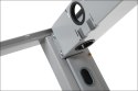 Stelaż do biurka STL-01 z rozsuwaną belką - Aluminium - z kanałem kablowym Stelaż do biurka STL-01 z rozsuwaną belką - Aluminium - z kanałem kablowym