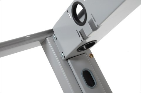 Stelaż do biurka STL-01 z rozsuwaną belką - Aluminium - z kanałem kablowym Stelaż do biurka STL-01 z rozsuwaną belką - Aluminium - z kanałem kablowym