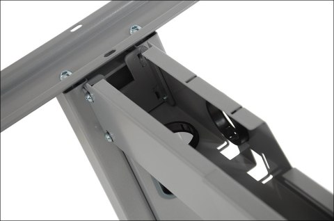 STELAŻ do biurka stołu STT-01 z rozsuwaną belką - Aluminium - z kanałem kablowym STELAŻ do biurka stołu STT-01 z rozsuwaną belką - Aluminium - z kanałem kablowym