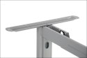 STELAŻ do biurka stołu STT-01 z rozsuwaną belką - Aluminium - z kanałem kablowym STELAŻ do biurka stołu STT-01 z rozsuwaną belką - Aluminium - z kanałem kablowym