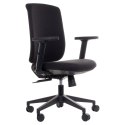 Fotel obrotowy ZN-605-B tk.30 czarny - krzesło biurowe do biurka - TILT Fotel obrotowy ZN-605-B tk.30 czarny - krzesło biurowe do biurka - TILT