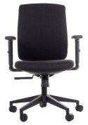 Fotel obrotowy ZN-605-B tk.30 czarny - krzesło biurowe do biurka - TILT Fotel obrotowy ZN-605-B tk.30 czarny - krzesło biurowe do biurka - TILT