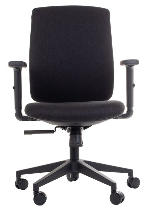 Fotel obrotowy ZN-605-B tk.30 czarny - krzesło biurowe do biurka - TILT Fotel obrotowy ZN-605-B tk.30 czarny - krzesło biurowe do biurka - TILT