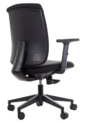 Fotel obrotowy ZN-605-B tk.30 czarny - krzesło biurowe do biurka - TILT Fotel obrotowy ZN-605-B tk.30 czarny - krzesło biurowe do biurka - TILT