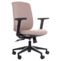 Fotel obrotowy ZN-605-B tk.6 beżowy - krzesło biurowe do biurka - TILT Fotel obrotowy ZN-605-B tk.6 beżowy - krzesło biurowe do biurka - TILT