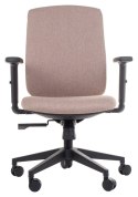 Fotel obrotowy ZN-605-B tk.6 beżowy - krzesło biurowe do biurka - TILT Fotel obrotowy ZN-605-B tk.6 beżowy - krzesło biurowe do biurka - TILT