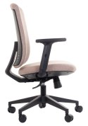 Fotel obrotowy ZN-605-B tk.6 beżowy - krzesło biurowe do biurka - TILT Fotel obrotowy ZN-605-B tk.6 beżowy - krzesło biurowe do biurka - TILT