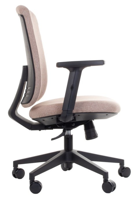 Fotel obrotowy ZN-605-B tk.6 beżowy - krzesło biurowe do biurka - TILT Fotel obrotowy ZN-605-B tk.6 beżowy - krzesło biurowe do biurka - TILT