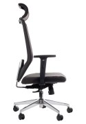 Fotel obrotowy ZN-805-C tk.26 brąz - krzesło biurowe do biurka - TILT, ZAGŁÓWEK Fotel obrotowy ZN-805-C tk.26 brąz - krzesło biurowe do biurka - TILT, ZAGŁÓWEK
