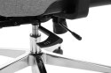 Fotel obrotowy ZN-805-C tk.26 brąz - krzesło biurowe do biurka - TILT, ZAGŁÓWEK