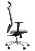 Fotel obrotowy ZN-805-C tk.9 - krzesło biurowe do biurka - TILT, ZAGŁÓWEK