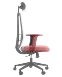 Fotel obrotowy ZN-807-B tk.26 brąz - krzesło biurowe do biurka - TILT, ZAGŁÓWEK Fotel obrotowy ZN-807-B tk.26 brąz - krzesło biurowe do biurka - TILT, ZAGŁÓWEK