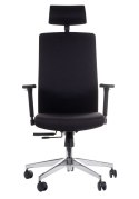 Fotel obrotowy ZN-807-C tk.30 czarny - krzesło biurowe do biurka - TILT, ZAGŁÓWEK Fotel obrotowy ZN-807-C tk.30 czarny - krzesło biurowe do biurka - TILT, ZAGŁÓWEK