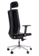 Fotel obrotowy ZN-807-C tk.30 czarny - krzesło biurowe do biurka - TILT, ZAGŁÓWEK Fotel obrotowy ZN-807-C tk.30 czarny - krzesło biurowe do biurka - TILT, ZAGŁÓWEK