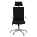 Fotel obrotowy CLAYTON tk. 54 czarny - krzesło biurowe do biurka - TILT, ZAGŁÓWEK Fotel obrotowy CLAYTON tk. 54 czarny - krzesło biurowe do biurka - TILT, ZAGŁÓWEK