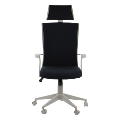 Fotel obrotowy CLAYTON tk. 54 czarny - krzesło biurowe do biurka - TILT, ZAGŁÓWEK Fotel obrotowy CLAYTON tk. 54 czarny - krzesło biurowe do biurka - TILT, ZAGŁÓWEK