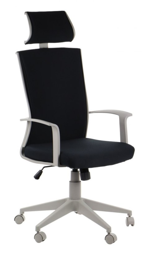 Fotel obrotowy CLAYTON tk. 54 czarny - krzesło biurowe do biurka - TILT, ZAGŁÓWEK Fotel obrotowy CLAYTON tk. 54 czarny - krzesło biurowe do biurka - TILT, ZAGŁÓWEK