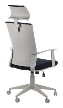 Fotel obrotowy CLAYTON tk. 54 czarny - krzesło biurowe do biurka - TILT, ZAGŁÓWEK Fotel obrotowy CLAYTON tk. 54 czarny - krzesło biurowe do biurka - TILT, ZAGŁÓWEK