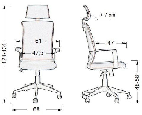 Fotel obrotowy CLAYTON tk. 54 czarny - krzesło biurowe do biurka - TILT, ZAGŁÓWEK Fotel obrotowy CLAYTON tk. 54 czarny - krzesło biurowe do biurka - TILT, ZAGŁÓWEK