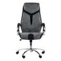 Fotel obrotowy CLIFTON tk. A45/PU szary - krzesło biurowe do biurka - TILT Fotel obrotowy CLIFTON tk. A45/PU szary - krzesło biurowe do biurka - TILT