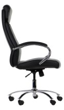 Fotel obrotowy CLIFTON tk. A45/PU szary - krzesło biurowe do biurka - TILT Fotel obrotowy CLIFTON tk. A45/PU szary - krzesło biurowe do biurka - TILT