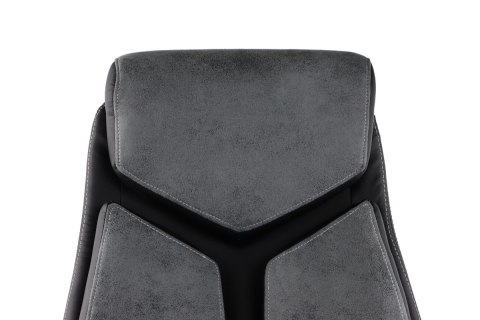 Fotel obrotowy CLIFTON tk. A45/PU szary - krzesło biurowe do biurka - TILT Fotel obrotowy CLIFTON tk. A45/PU szary - krzesło biurowe do biurka - TILT