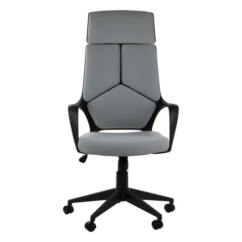 Fotel obrotowy szary FULTON tk. 53 - krzesło biurowe do biurka SZARE - TILT Fotel obrotowy szary FULTON tk. 53 - krzesło biurowe do biurka SZARE - TILT