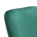 Intesi Krzesło tapicerowane Floyd Velvet zielone nogi metalowe czarne wygodne i stabilne Intesi Krzesło tapicerowane Floyd Velvet zielone nogi metalowe czarne wygodne i stabilne