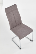 Halmar K370 krzesło ciemny popiel tkanina /chrom Halmar K370 krzesło ciemny popiel tkanina /chrom