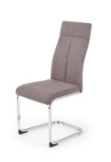 Halmar K370 krzesło ciemny popiel tkanina /chrom Halmar K370 krzesło ciemny popiel tkanina /chrom