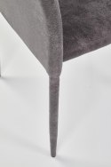 Halmar K375 krzesło ciemny popielaty ekoskóra/metal Halmar K375 krzesło ciemny popielaty ekoskóra/metal