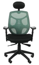 Fotel obrotowy KB-8905 ZIELONY - krzesło biurowe do biurka - TILT, ZAGŁÓWEK Fotel obrotowy KB-8905 ZIELONY - krzesło biurowe do biurka - TILT, ZAGŁÓWEK