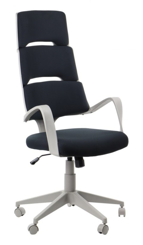 Fotel obrotowy LORETTO tap. 54 czarny - krzesło biurowe do biurka - TILT Fotel obrotowy LORETTO tap. 54 czarny - krzesło biurowe do biurka - TILT